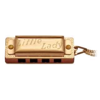 Hohner Little Lady Gold Plated with Necklace
