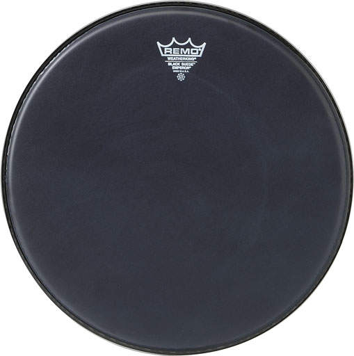 Remo 12" Emperor Black Suede
