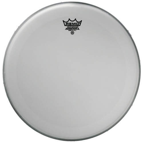 Remo 14" Powerstroke X Coated With Clear Dot
