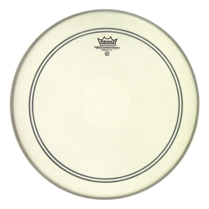 Remo 13" Powerstroke 3 Coated Clear Dot