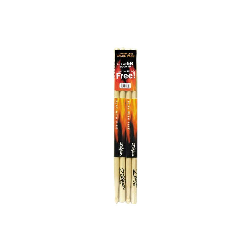 Zildjian 5B Wood Tip Set