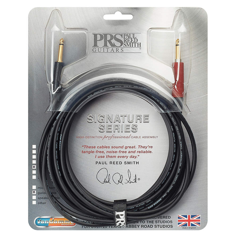 PRS Instrument Cable 18' Straight Silent Plug