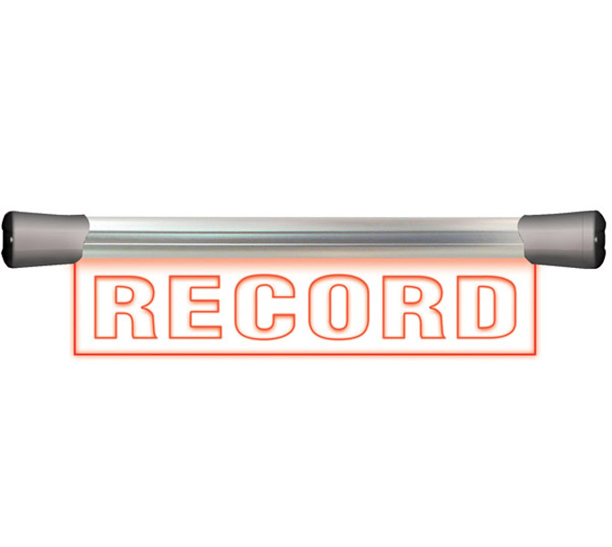 Sonifex LD40F1REC - Single Flush Mounting 40cm ‘RECORD’ Sig