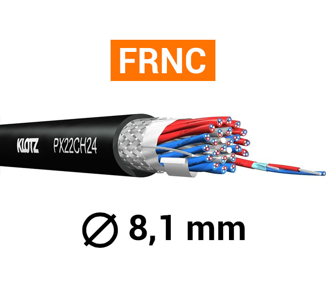 Klotz PX22CH04 PolyFIX 4-pár, FRNC