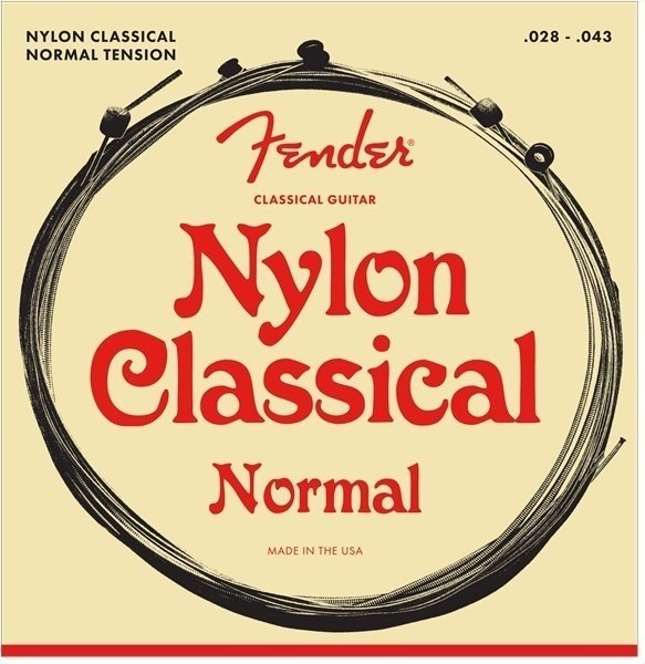 Fender Nylon Acoustic Strings 130 Clear/Silver
