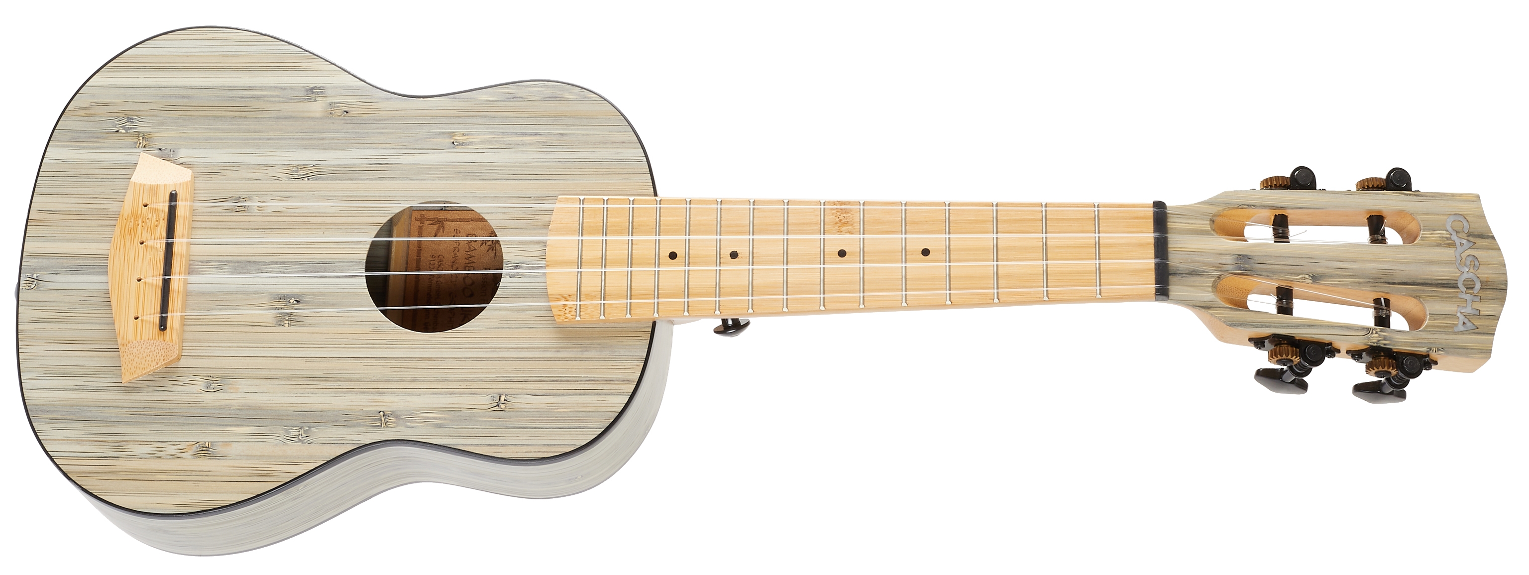 Cascha Soprano Ukulele Bamboo Graphite
