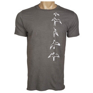 PRS Charcoal Birds T-Shirt XXL