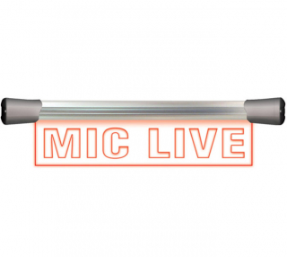 Sonifex LD40F1MCL - Single Flush Mounting 40cm ‘MIC LIVE’ Sign