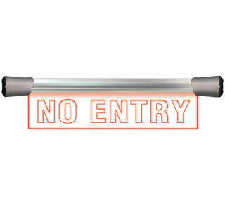Sonifex LD40F1NOE - Single Flush Mounting 40cm ‘NO ENTRY’ Sign