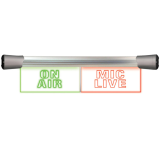 Sonifex LD40F2ONA-MCL - Twin Flush Mount 2x20cm ‘ON AIR’ & ‘MIC LIVE’ Sign