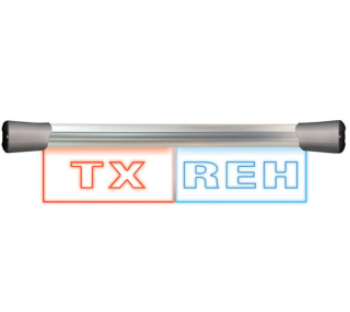 Sonifex LD40F2TX-REH - Twin Flush Mounting 2 x 20cm ‘TX’ & ‘ REH’ Sign