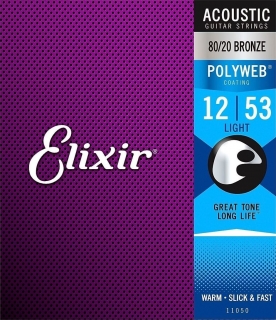 Elixir 11050 Acoustic PolyWeb 80/20 Bronze Light