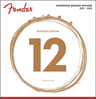 Fender Phosphor Bronze Acoustic 60L .12-.53