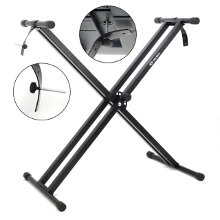 Veles-X Compact Security Double X Keyboard Stand