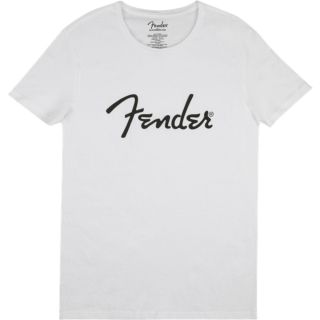 Fender Spaghetti Logo T White XXL