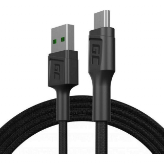 Green Cell KABGC20 PowerStream USB-A - Micro USB 120cm Black