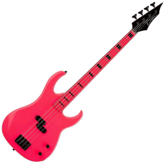 Dean Guitars Custom Zone Bass Fluorescent Pink