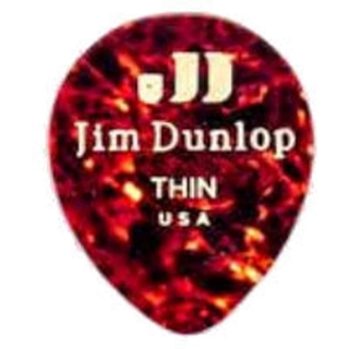Dunlop 485R-05TH Celluloid Teardrop Shell Thin