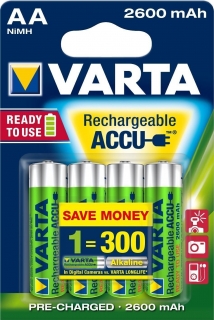 Varta HR06 Professional Accu 2600mAh R2U 4 Pack