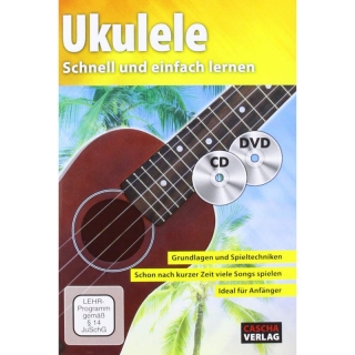 Cascha Ukulele - Fast and easy way to learn (with CD and DVD)