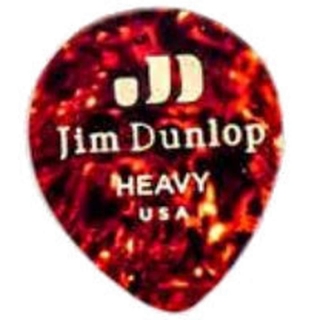 Dunlop 485R-05HV Celluloid Teardrop Shell Heavy
