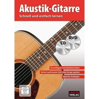 Cascha Acoustic Guitar - Fast and easy way to learn (with CD and DVD)