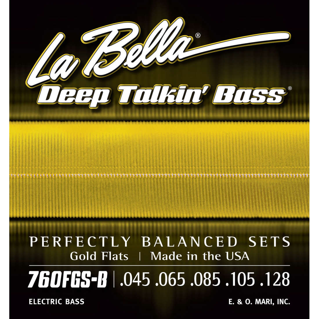 LaBella 760FGS-B Deep Talkin' Bass Standard 45-128 (SADA 5 STRúN PRE BASGITARU)