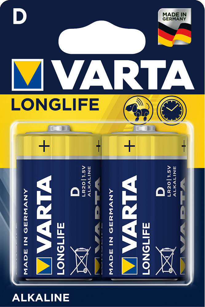 Varta LR20 Longlife Extra 2 Pack