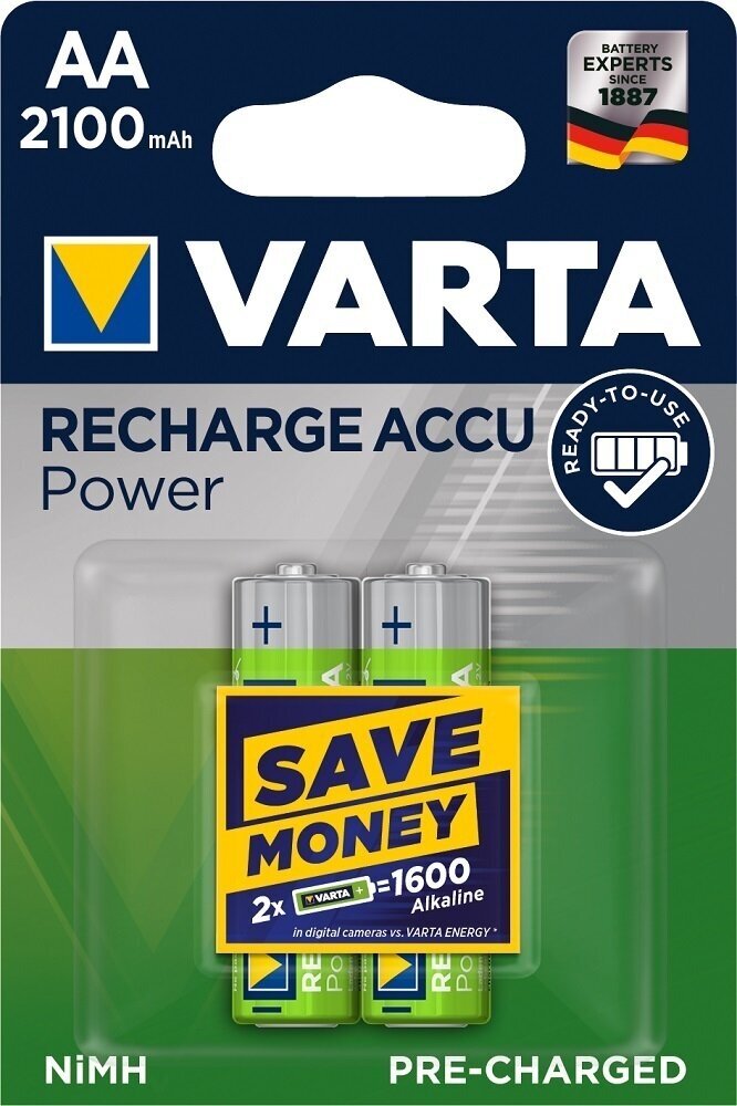 Varta HR06 Accu 2100mAh R2U 2xAA