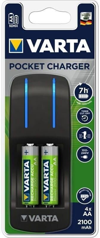 Varta Pocket Charger 4xAA 2100 mAh